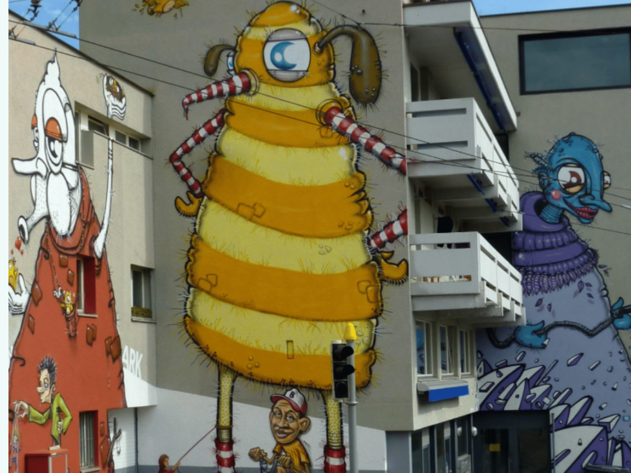 Street-Art Tour mit buntem Graffiti im Kreis 5, Zürich